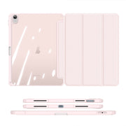 For iPad 2025 / 2022 DUX DUCIS TOBY Series Antiskid Leather Smart Tablet Case(Pink)