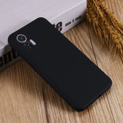 For Motorola Edge 30 Lite 5G / 30 Neo 5G Pure Color Liquid Silicone Shockproof Phone Case(Black)