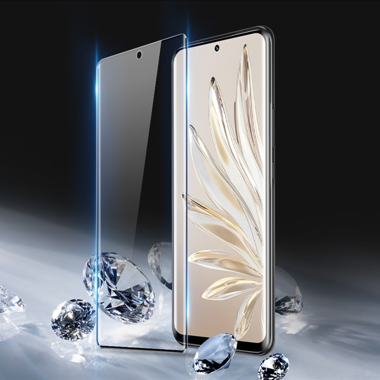 For Honor 70 10pcs DUX DUCIS 0.33mm 9H Medium Alumina Tempered Glass Film