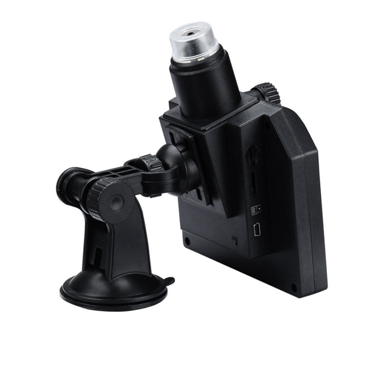 G600 600X 3.6MP 4.3 inch HD LCD Display Portable Digital Microscope, Plug:EU Plug