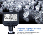 G600 600X 3.6MP 4.3 inch HD LCD Display Portable Digital Microscope, Plug:UK Plug