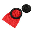 A6651-01 Universal 6 inch Round Deck Hatch Cover with Red Mesh Pocket - Marine Accessories & Parts by PMC Jewellery | Online Shopping South Africa | PMC Jewellery | Buy Now Pay Later Mobicred