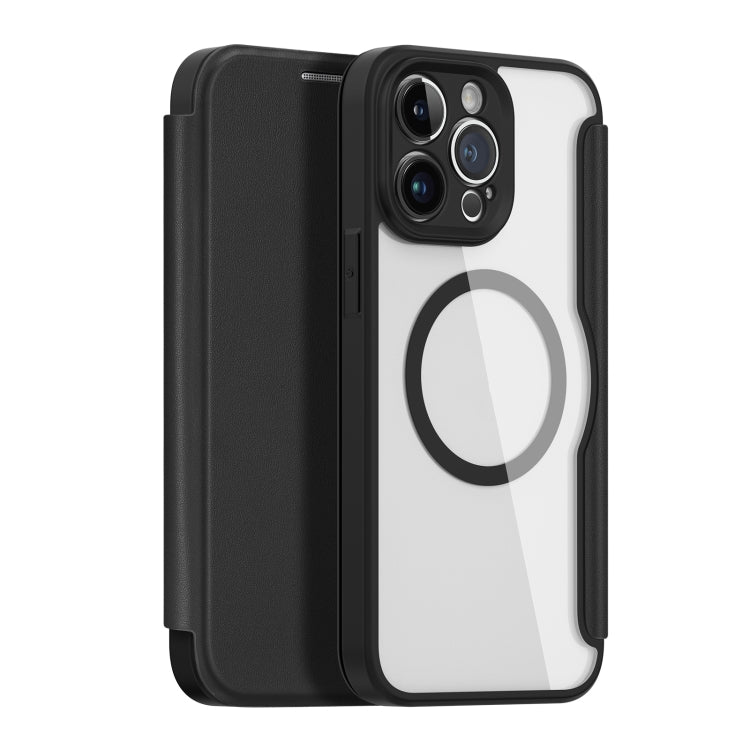 For iPhone 14 Pro Max DUX DUCIS Skin X Pro Series Magsafe PC + TPU Phone Leather Case(Black)