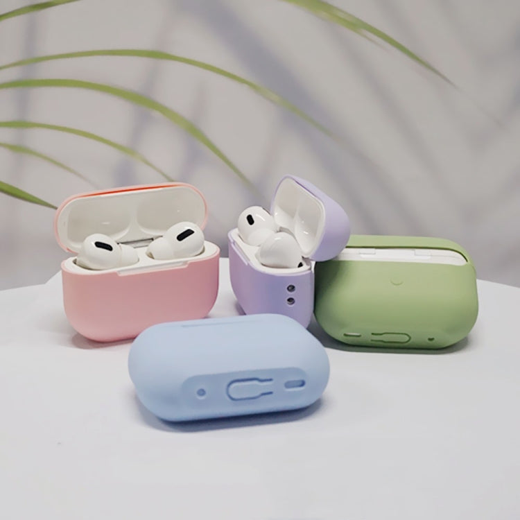 For AirPods Pro 2 Spliting Silicone Protective Case(Mint Green)