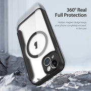 For iPhone 14 / iPhone 13 DUX DUCIS Skin X Pro Series Magsafe PC + TPU Phone Leather Case(Black)