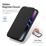 For iPhone 14 Pro DUX DUCIS Skin X Pro Series Magsafe PC + TPU Phone Leather Case(Black)