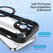 For iPhone 14 Pro DUX DUCIS Skin X Pro Series Magsafe PC + TPU Phone Leather Case(Black)