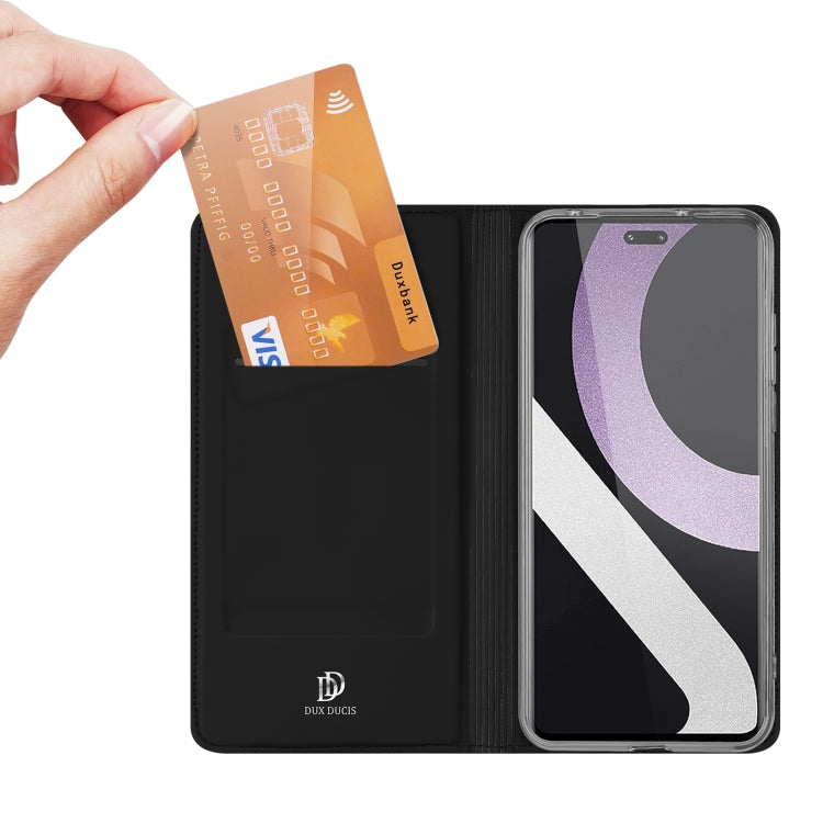 For Xiaomi 12 Lite 5G NE DUX DUCIS Skin Pro Series Horizontal Flip Phone Leather Case(Black)