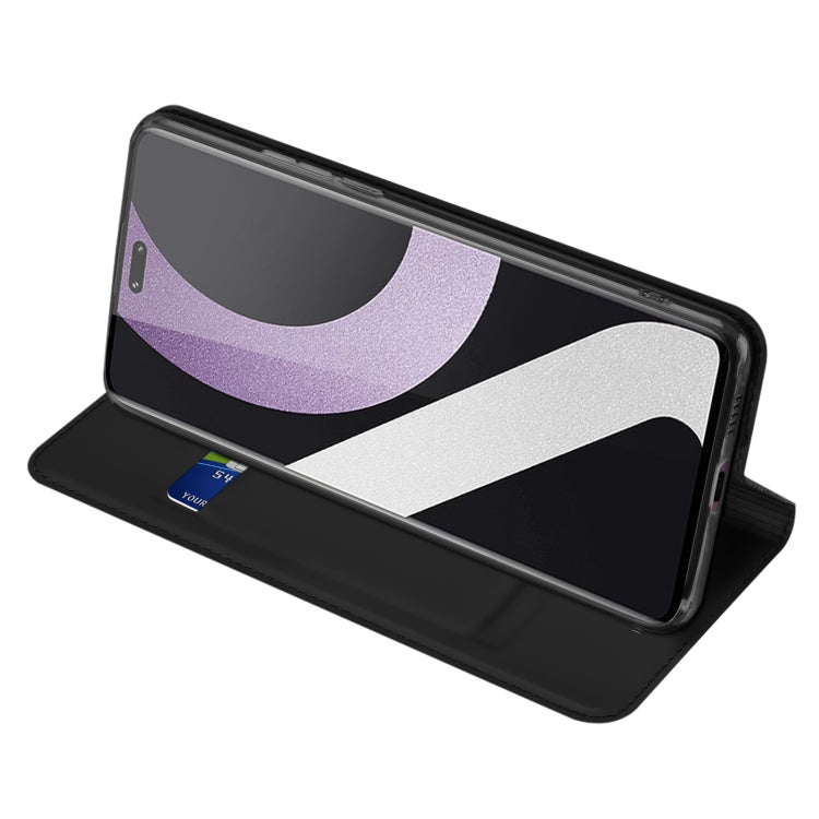 For Xiaomi 12 Lite 5G NE DUX DUCIS Skin Pro Series Horizontal Flip Phone Leather Case(Black)