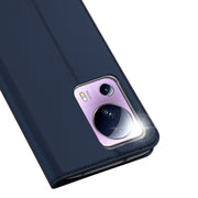 For Xiaomi 12 Lite 5G NE DUX DUCIS Skin Pro Series Horizontal Flip Phone Leather Case(Blue)