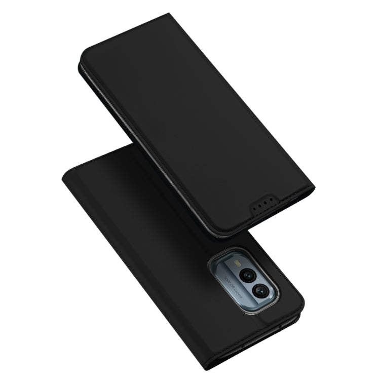 For Xiaomi 12 Lite 5G NE DUX DUCIS Skin Pro Series Horizontal Flip Phone Leather Case(Black)