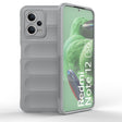 For Xiaomi Redmi Note 12 5G /  Note 12 5G India Magic Shield TPU + Flannel Phone Case(Grey) - Note 12 Cases by PMC TechLife | Online Shopping South Africa | PMC TechLife | Buy Now Pay Later Mobicred