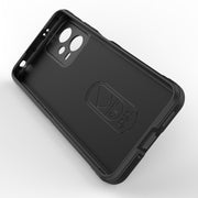 For Xiaomi Redmi Note 12 5G /  Note 12 5G India Magic Shield TPU + Flannel Phone Case(Grey)
