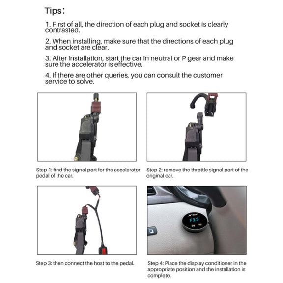 For Ford B-MAX 2012- TROS CK Car Potent Booster Electronic Throttle Controller