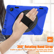 For Amazon Fire HD 8 2022 Hard PC Soft Silicone Full Body Protective Tablet Case(Blue)