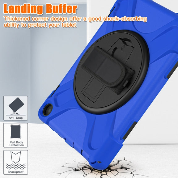For Amazon Fire HD 8 2022 Hard PC Soft Silicone Full Body Protective Tablet Case(Blue)
