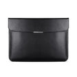 For 15 / 15.4 / 16 inch Laptop Ultra-thin Leather Laptop Sleeve(Black) - 15.6 - 17 inch by PMC TechLife | Online Shopping South Africa | PMC TechLife | Buy Now Pay Later Mobicred