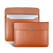 For 15 / 15.4 / 16 inch Laptop Ultra-thin Leather Laptop Sleeve(Black)