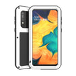 For Galaxy A40s LOVE MEI Metal Shockproof Waterproof Dustproof Protective Case(White) - free shipping - PMC TechLife - Order now!