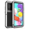 For Galaxy A51 LOVE MEI Metal Shockproof Waterproof Dustproof Protective Case(Silver) - Galaxy Phone Cases by LOVE MEI | Online Shopping South Africa | PMC TechLife | Buy Now Pay Later Mobicred