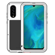 For Galaxy A70s LOVE MEI Metal Shockproof Water-resistant Dustproof Protective Case(Silver)