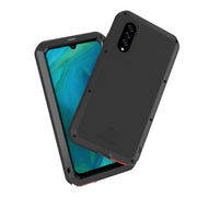 For Galaxy A70s LOVE MEI Metal Shockproof Water-resistant Dustproof Protective Case(Silver)