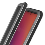For Galaxy A71 LOVE MEI Metal Shockproof Water-resistant Dustproof Protective Case(Silver)
