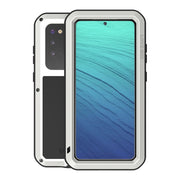 For Galaxy S20 LOVE MEI Metal Shockproof Water-resistant Dustproof Protective Case(Silver)