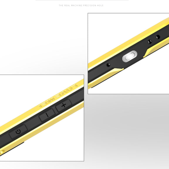 For Galaxy S20 LOVE MEI Metal Shockproof Water-resistant Dustproof Protective Case(Yellow)