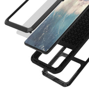 For Galaxy S20 Plus LOVE MEI Metal Shockproof Water-resistant Dustproof Protective Case(Black)