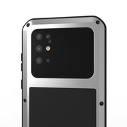 For Galaxy S20 Plus LOVE MEI Metal Shockproof Water-resistant Dustproof Protective Case(Silver)