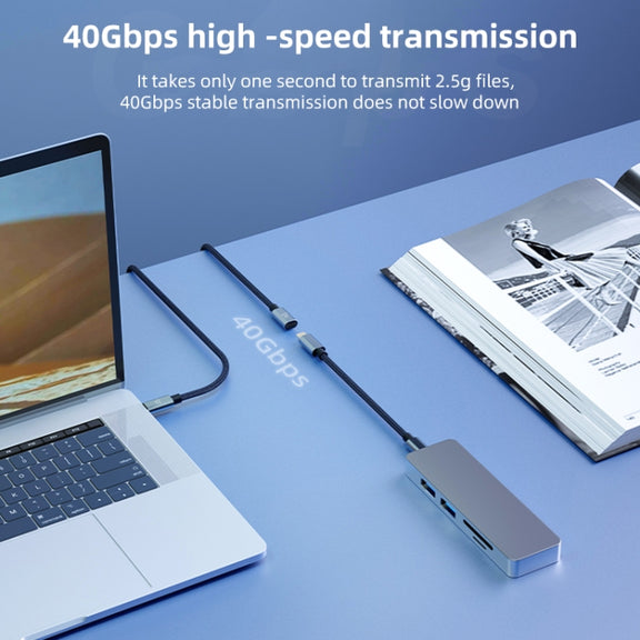 USB4.0 40Gbps Type-C Male to Female Extension Cable, Length:0.8m