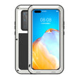 For Huawei P40 Pro LOVE MEI Metal Shockproof Waterproof Dustproof Protective Case(Silver) - free shipping - PMC TechLife - Order now!