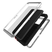 For Galaxy A30s LOVE MEI Metal Shockproof Water-resistant Dustproof Protective Case(Silver)