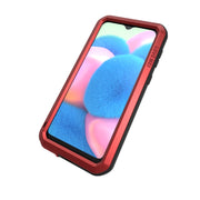 For Galaxy A30s LOVE MEI Metal Shockproof Water-resistant Dustproof Protective Case(Red)