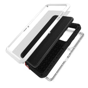 For Galaxy A30s LOVE MEI Metal Shockproof Water-resistant Dustproof Protective Case(White)
