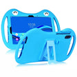 For TCL 10 TabMax 4G 9295G Cartoon Silicone Shockproof Protective Tablet Case(Blue) - Others by PMC TechLife | Online Shopping South Africa | PMC TechLife | Buy Now Pay Later Mobicred