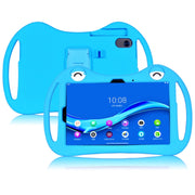 For TCL 10 TabMax 4G 9295G Cartoon Silicone Shockproof Protective Tablet Case(Blue)