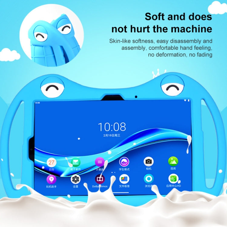 For TCL 10 TabMax 4G 9295G Cartoon Silicone Shockproof Protective Tablet Case(Pink)