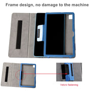 For TCL 10 TabMax 4G Printed Leather Tablet Case with Holder(Black)