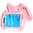 For TCL Tab 8 4G Cartoon Silicone Shockproof Protective Tablet Case with Stand & Handheld(Pink) - Others by PMC TechLife | Online Shopping South Africa | PMC TechLife | Buy Now Pay Later Mobicred