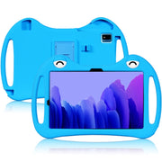 For TCL Tab Pro 5G Cartoon Silicone Shockproof Protective Tablet Case with Stand & Pen Slot(Blue)