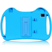 For TCL Tab Pro 5G Cartoon Silicone Shockproof Protective Tablet Case with Stand & Pen Slot(Blue)