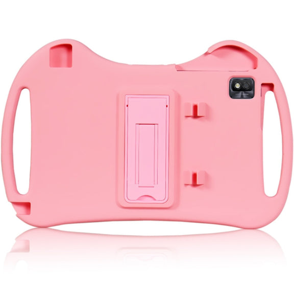 For TCL Tab 10s 2021 Cartoon Silicone Shockproof Protective Tablet Case with Stand(Pink)