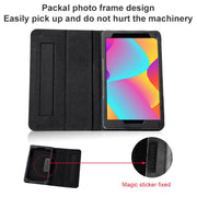For TCL Tab 8 Litchi Texture Tablet Leather Case with Holder(Black)
