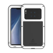 For Huawei Mate 30 Pro LOVE MEI Metal Shockproof Water-resistant Dustproof Protective Case(White)