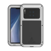 For Huawei Mate 30 Pro LOVE MEI Metal Shockproof Water-resistant Dustproof Protective Case(Silver)