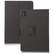For TCL Tab 10s 5G Skin Texture All inclusive Leather Tablet Case(Black)