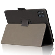 For TCL Tab 10s 5G Skin Texture All inclusive Leather Tablet Case(Black)