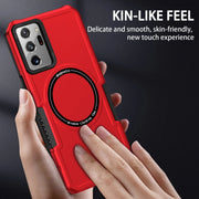 For Samsung Galaxy Note20 Ultra MagSafe Shockproof Armor Phone Case(Red)